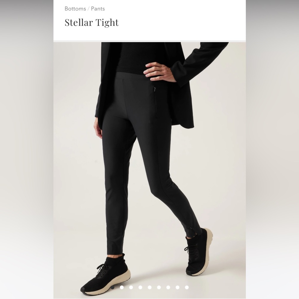 Athleta Black Stellar tight. Size 12 nwot